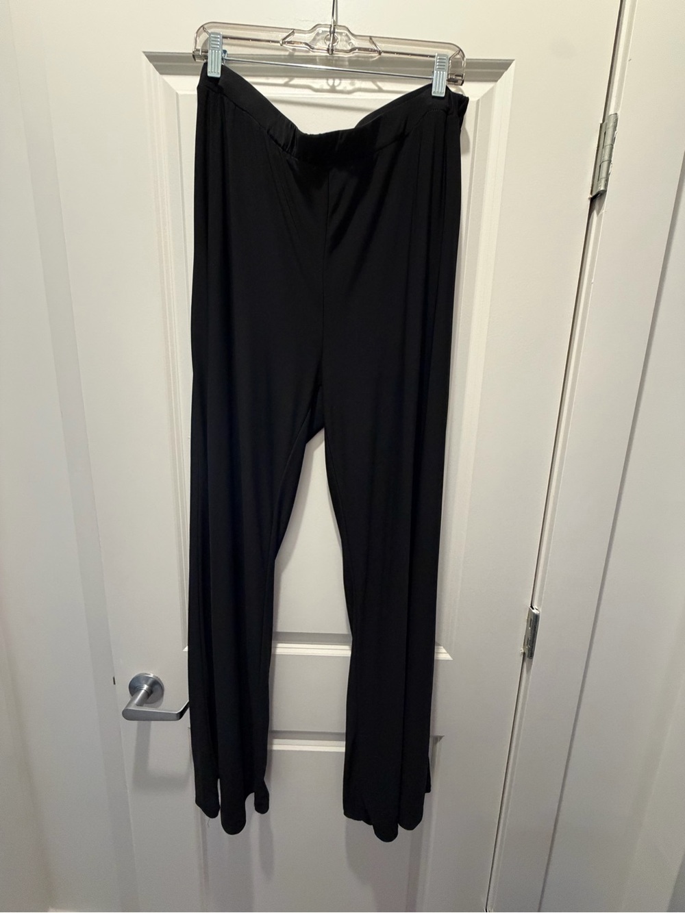 SHEIN Black High-Rise Wide-Leg Pants